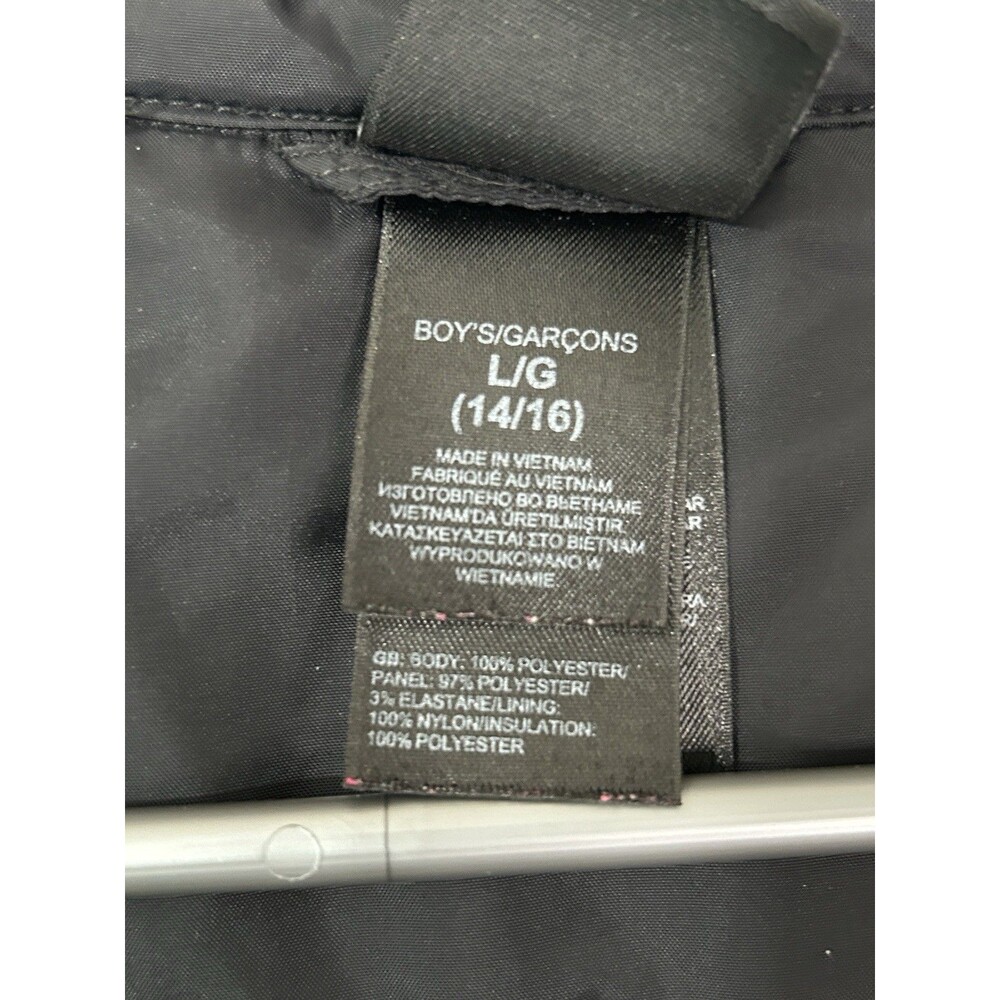 The North Face Large 14/16 Jacket Green Black Quilted Insulated Puffer Full Zip - Picture 11 of 11
